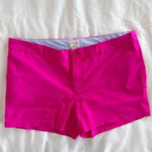 GAP Women’s Fuchsia Flat Front Chino Shorts Size 18 NWOT